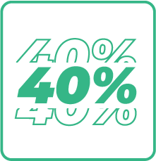 40% de descuento
