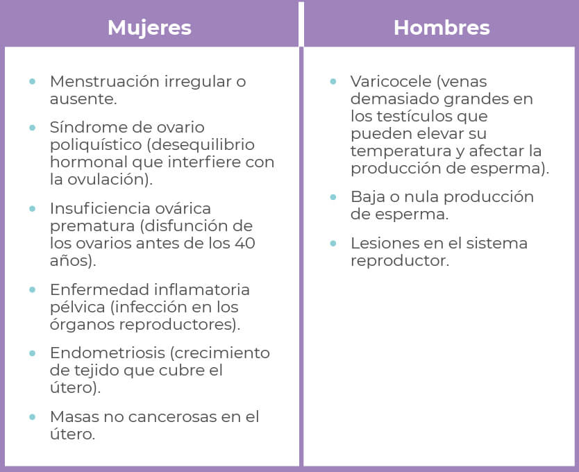 Principales causas de <span>infertilidad en hombres y mujeres | Bebés | San Pablo Farmacia