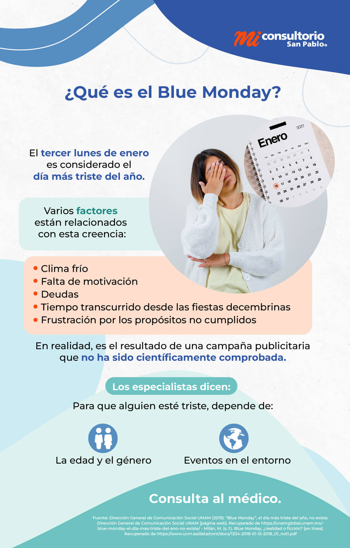 Blue Monday Explained Farmacia en Línea con Envío Gratis a Domicilio | San Pablo Farmacia