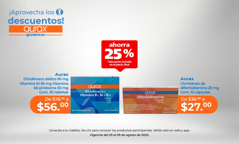 Descuentos en Aurax