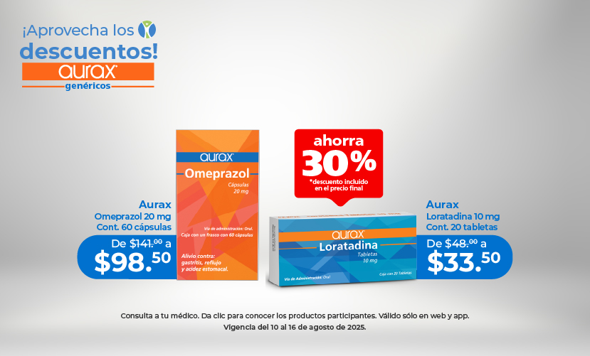Descuentos en Aurax